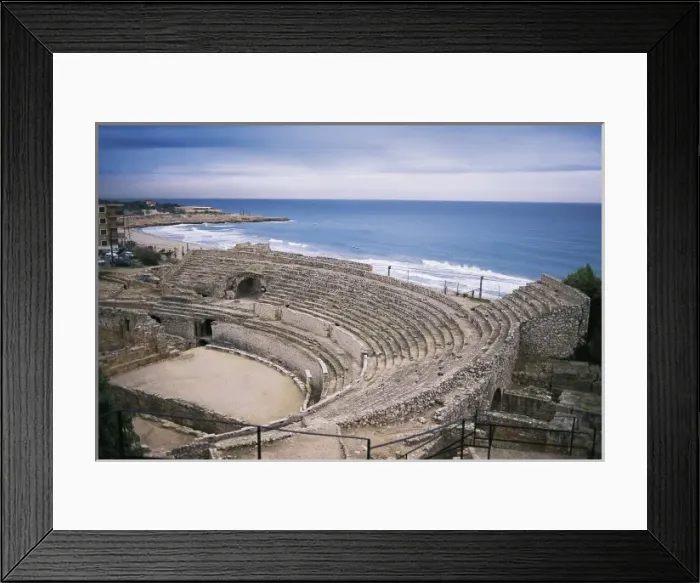 Framed Print : Roman amphiteatre of Tarraco. 1st-2nd c. SPAIN Framed Print : Roman amphiteatre of Tarraco. 1st-2nd c. SPAIN