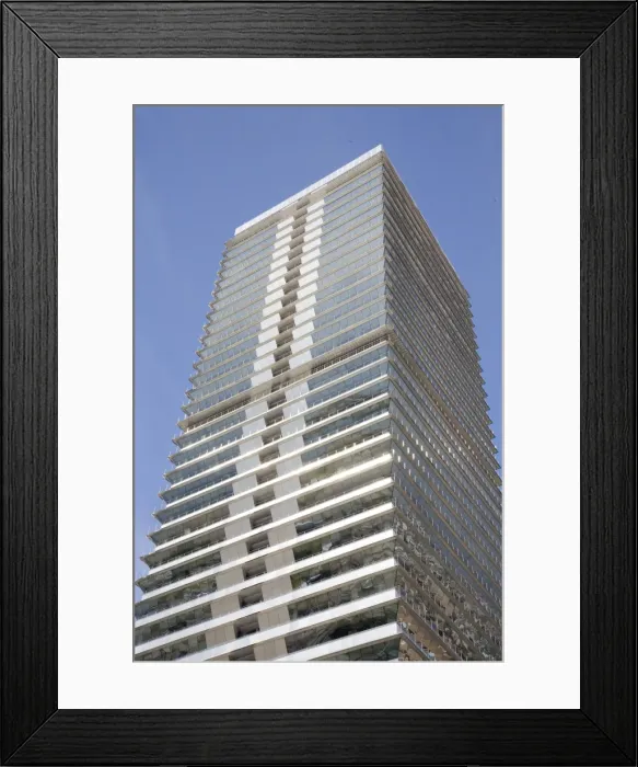 Framed Print : SPAIN. Barcelona. Mapfre Tower, by ͱigo Ort Framed Print : SPAIN. Barcelona. Mapfre Tower, by ͱigo Ort