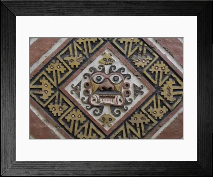 Framed Print : PERU. Trujillo. Huaca de la Luna. Huaca de la Framed Print : PERU. Trujillo. Huaca de la Luna. Huaca de la