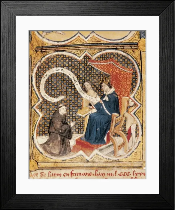 Framed Print : Book On the Properties of Things (15th c. ). Translation Framed Print : Book On the Properties of Things (15th c. ). Translation