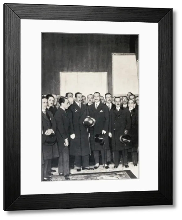 Framed Print : SPAIN. Madrid. Spain (1927). Primo de Rivera s Framed Print : SPAIN. Madrid. Spain (1927). Primo de Rivera s