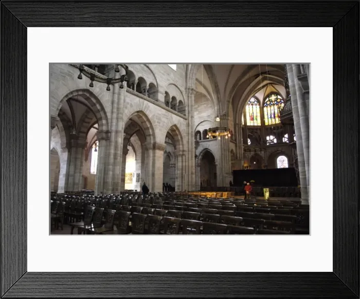 Framed Print : SWITZERLAND. Basel. Cathedral. Gothic art. Architecture Framed Print : SWITZERLAND. Basel. Cathedral. Gothic art. Architecture