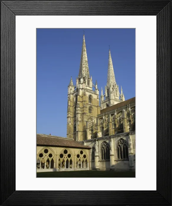 Framed Print : FRANCE. Bayonne. Cathedral of Sainte-Marie (13th Framed Print : FRANCE. Bayonne. Cathedral of Sainte-Marie (13th