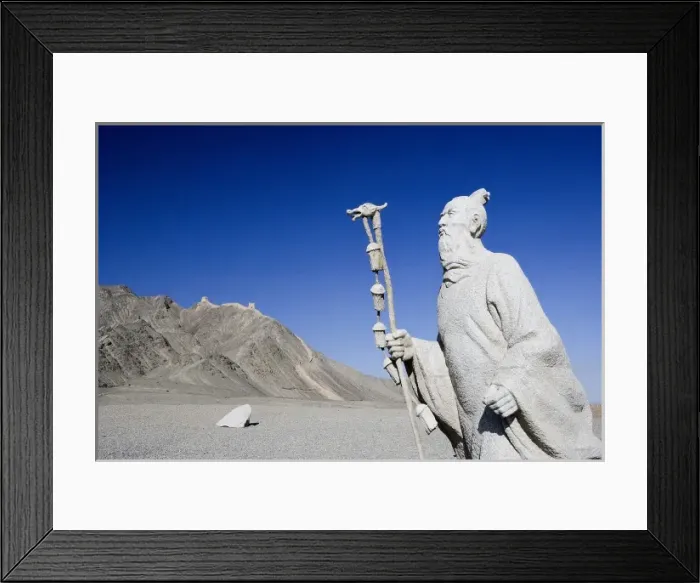 Framed Print : CHINA. Jiayuguan. The Silk Road. Gobi Desert Framed Print : CHINA. Jiayuguan. The Silk Road. Gobi Desert