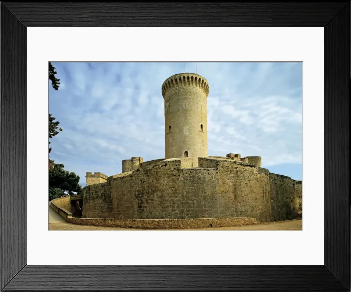 Framed Print : SALVA, Pere (14th c. ). Bellver Castle. SPAIN Framed Print : SALVA, Pere (14th c. ). Bellver Castle. SPAIN
