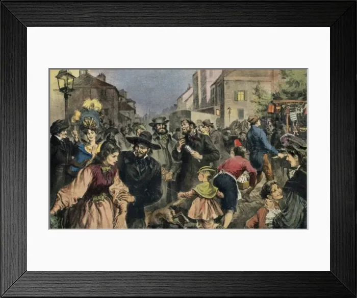 Framed Print : Illustration published in La domenica del Corriere Framed Print : Illustration published in La domenica del Corriere