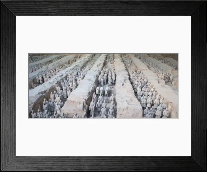 Framed Print : Terracotta Army. 221-206 BC. CHINA. Xian. Mausoleum Framed Print : Terracotta Army. 221-206 BC. CHINA. Xian. Mausoleum