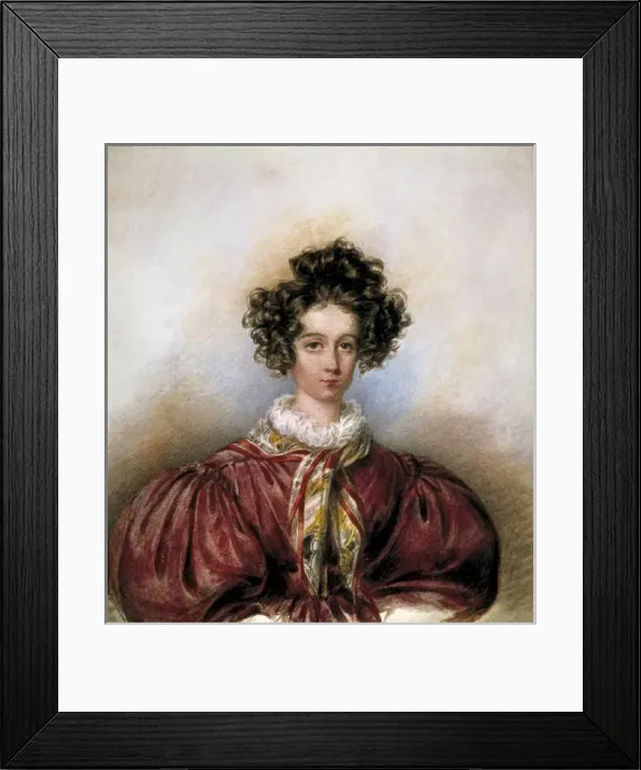 Framed Print : BLAIZE, Candide (1795-1855). Portrait of George Framed Print : BLAIZE, Candide (1795-1855). Portrait of George