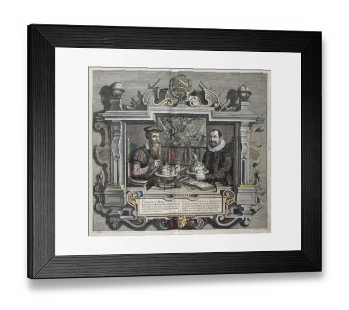 Framed Print : The geographers and cartographers Gerardus Mercator Framed Print : The geographers and cartographers Gerardus Mercator