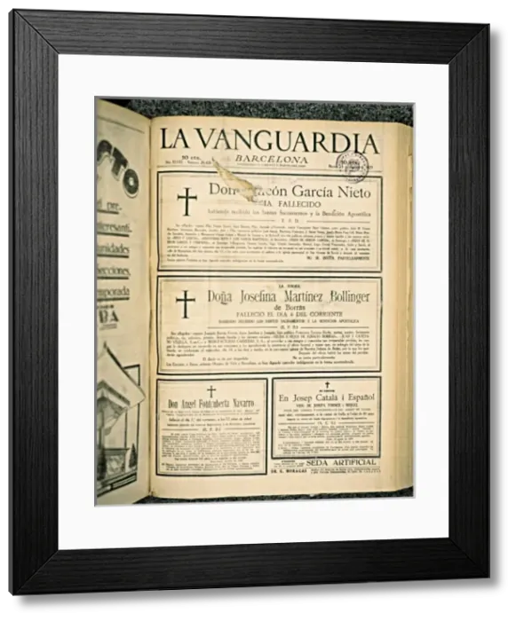 Framed Print : Spain (1929). Primo de Riveras Dictatorship Framed Print : Spain (1929). Primo de Riveras Dictatorship