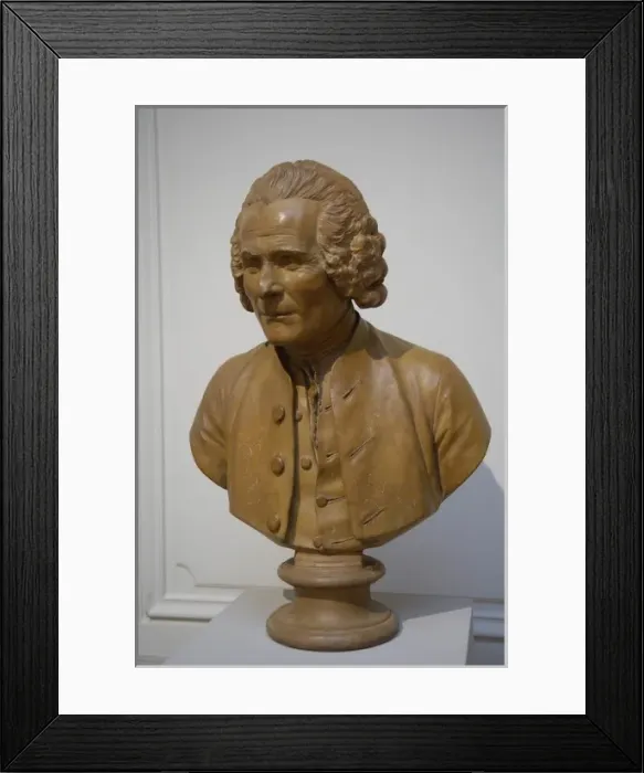 Framed Print : HOUDON, Jean-Antoine (1741-1828). Bust of Jean Framed Print : HOUDON, Jean-Antoine (1741-1828). Bust of Jean