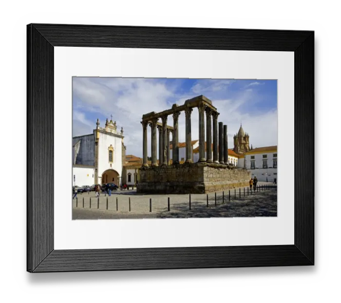Framed Print : PORTUGAL. Evora. Temple of Diana (2nd c. ). Roman Framed Print : PORTUGAL. Evora. Temple of Diana (2nd c. ). Roman