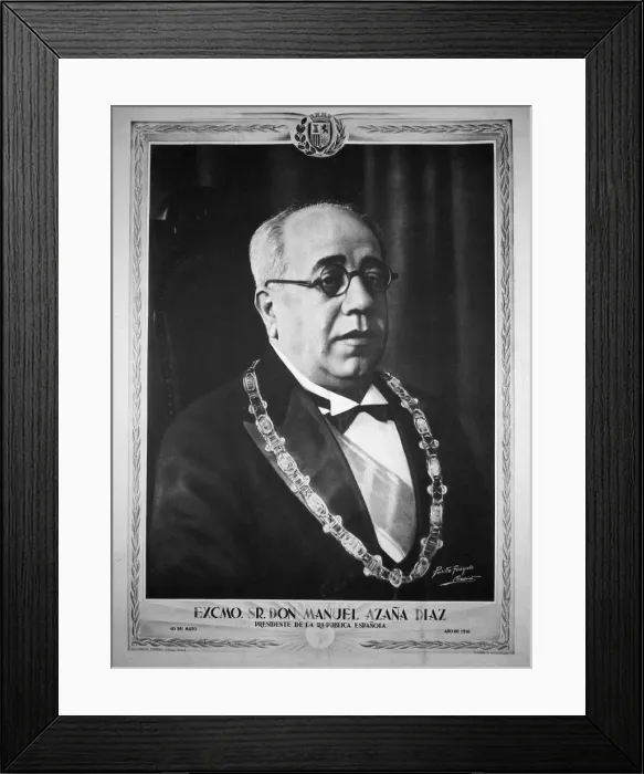 Framed Print : AZAс, Manuel (1880-1940). Spanish Republican Framed Print : AZAс, Manuel (1880-1940). Spanish Republican