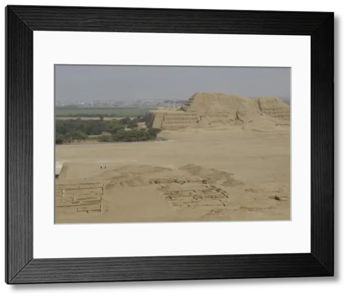 Framed Print : PERU. Trujillo. Huaca de la Luna. Huaca de la Framed Print : PERU. Trujillo. Huaca de la Luna. Huaca de la
