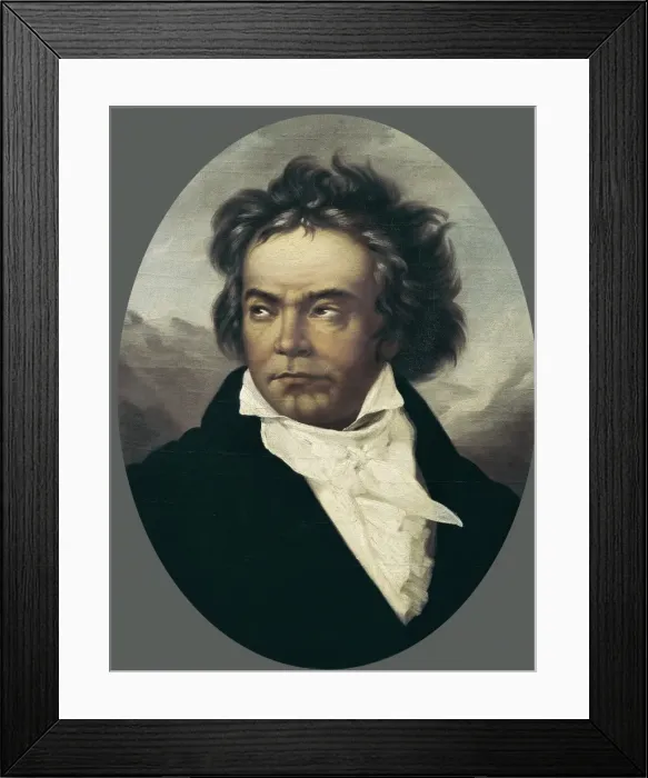 Framed Print : Beethoven, Ludwig, van. German composer. Portrait Framed Print : Beethoven, Ludwig, van. German composer. Portrait