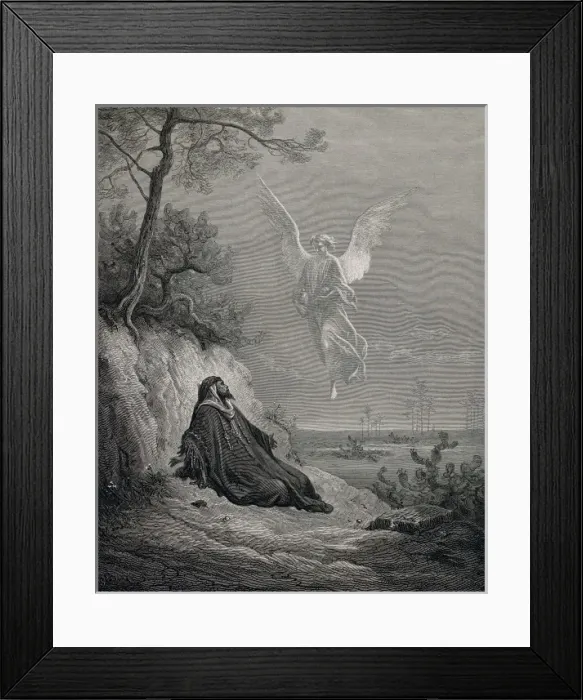 Framed Print : Dore, Paul Gustave (1832-1883). La Sainte Bible Framed Print : Dore, Paul Gustave (1832-1883). La Sainte Bible