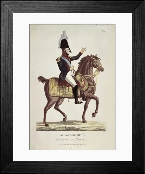 Framed Print : ALEXANDER I of Russia (1777-1825). Tsar of Russia Framed Print : ALEXANDER I of Russia (1777-1825). Tsar of Russia