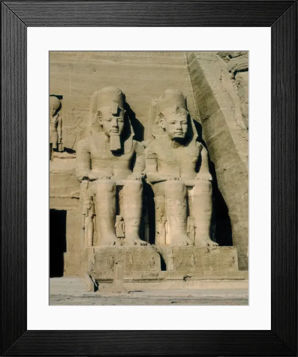 Framed Print : Great Temple of Rameses II. EGYPT. ASWAN. Abu Framed Print : Great Temple of Rameses II. EGYPT. ASWAN. Abu
