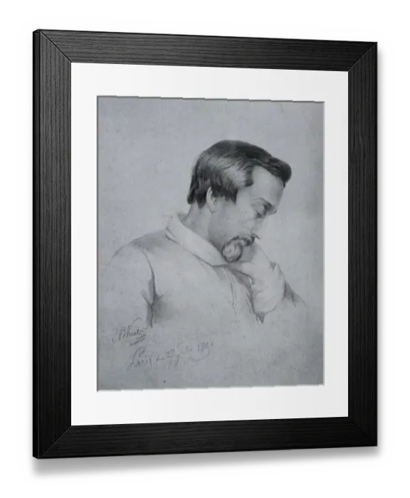 Framed Print : HEINE, Heinrich (1797-1856). German writer Framed Print : HEINE, Heinrich (1797-1856). German writer