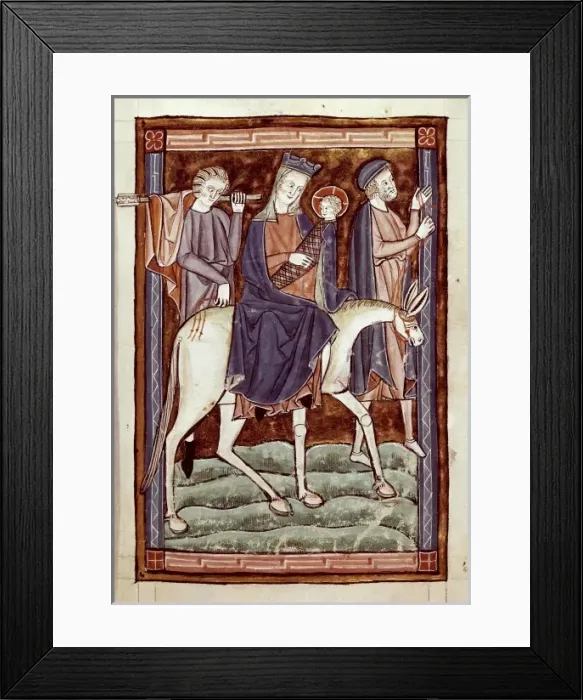 Framed Print : Flight to Egypt, episode from the New Testament Framed Print : Flight to Egypt, episode from the New Testament