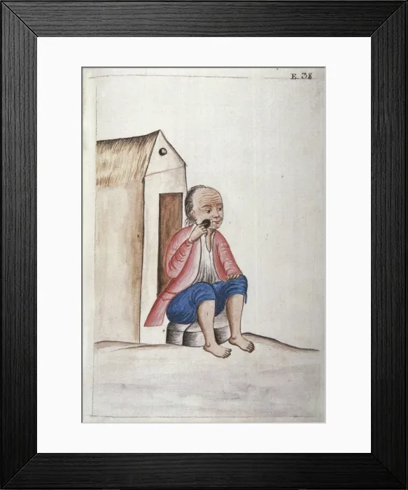 Framed Print : MART͎EZ COMPAѓN Y BUJANDA, Baltasar Jaime (1735-1797)