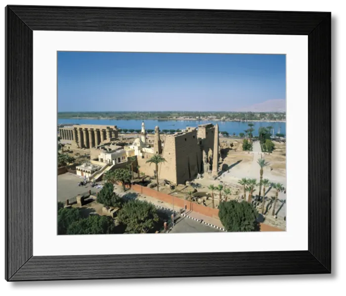 Framed Print : Temple of Amon - Ra. EGYPT. QUENA. Luxor. Thebes Framed Print : Temple of Amon - Ra. EGYPT. QUENA. Luxor. Thebes