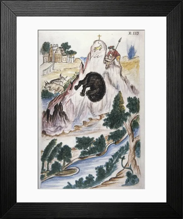 Framed Print : MART͎EZ COMPAѓN Y BUJANDA, Baltasar Jaime (1735-1797)