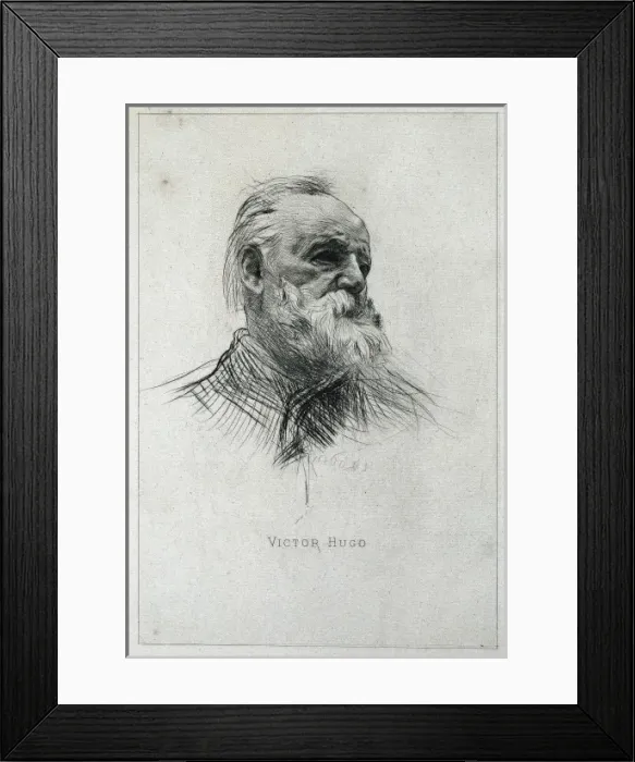 Framed Print : RODIN, Auguste (1840-1917). Portrait of Victor Framed Print : RODIN, Auguste (1840-1917). Portrait of Victor