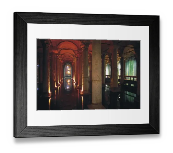 Framed Print : TURKEY. THRACE. ISTANBUL. Istanbul. Yerebatan Framed Print : TURKEY. THRACE. ISTANBUL. Istanbul. Yerebatan