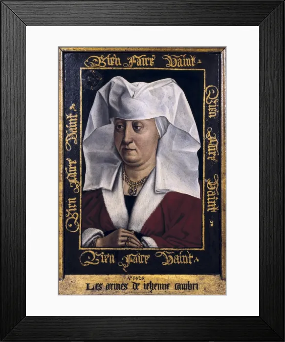 Framed Print : Campin, Robert, called Master of Fl魡lle (1378-1444) Framed Print : Campin, Robert, called Master of Fl魡lle (1378-1444)
