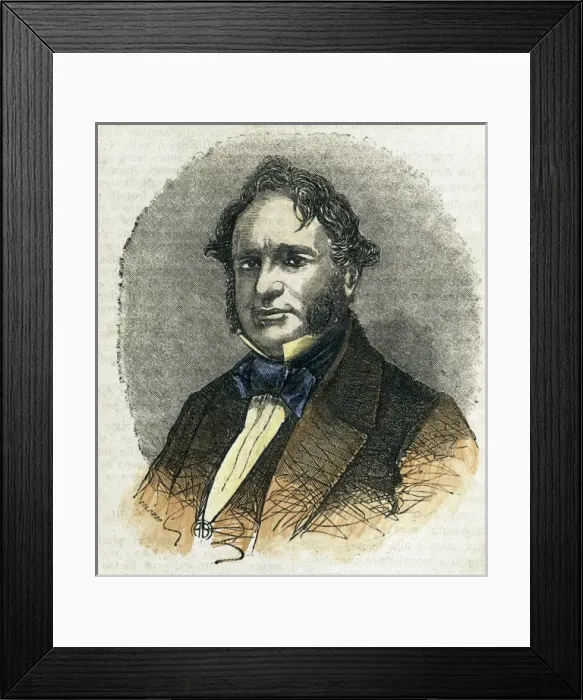 Framed Print : LONGFELLOW, Henry Wadsworth (1807-1882). American Framed Print : LONGFELLOW, Henry Wadsworth (1807-1882). American