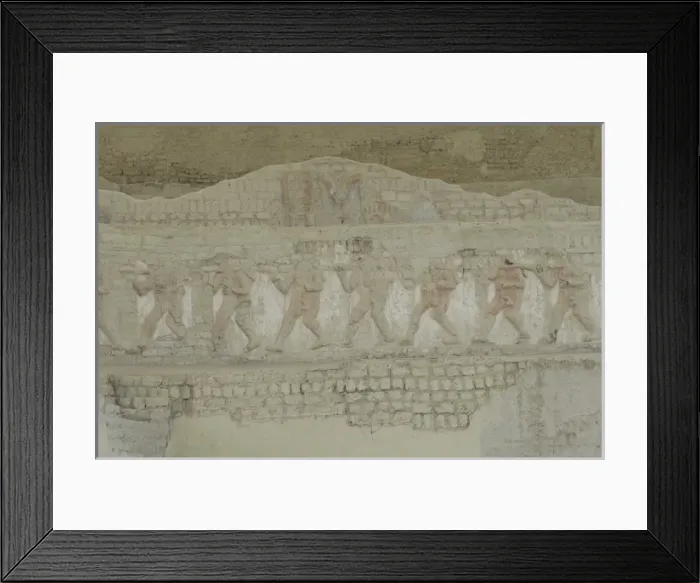 Framed Print : PERU. LA LIBERTAD. El Brujo Archaeological Complex Framed Print : PERU. LA LIBERTAD. El Brujo Archaeological Complex