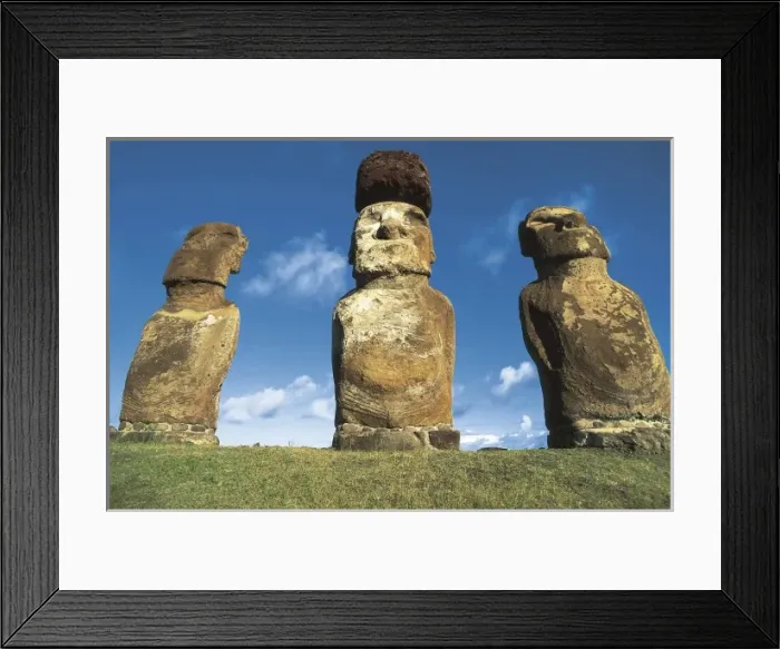 Framed Print : CHILE. VALPARAISO. Ahu Tongariki. Easter Island Framed Print : CHILE. VALPARAISO. Ahu Tongariki. Easter Island