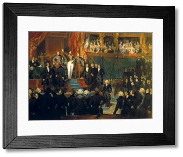 Framed Print : DEVERIA, Eug讥(1805-1865). Louis-Philippe (1773-1850) Framed Print : DEVERIA, Eug讥(1805-1865). Louis-Philippe (1773-1850)