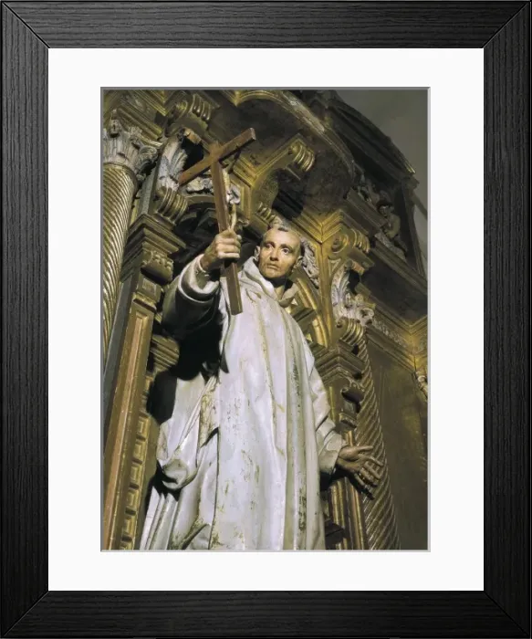 Framed Print : PEREIRA, Manuel (1614-1667). Saint Bruno. 17th Framed Print : PEREIRA, Manuel (1614-1667). Saint Bruno. 17th