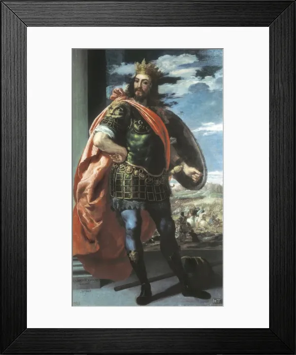 Framed Print : LEONARDO, Jos頨1605-1656). Alaric I. Baroque Framed Print : LEONARDO, Jos頨1605-1656). Alaric I. Baroque