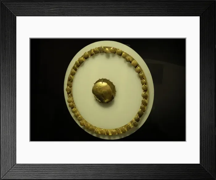 Framed Print : Sican or Lambayeque Culture (700-1300). Necklace Framed Print : Sican or Lambayeque Culture (700-1300). Necklace