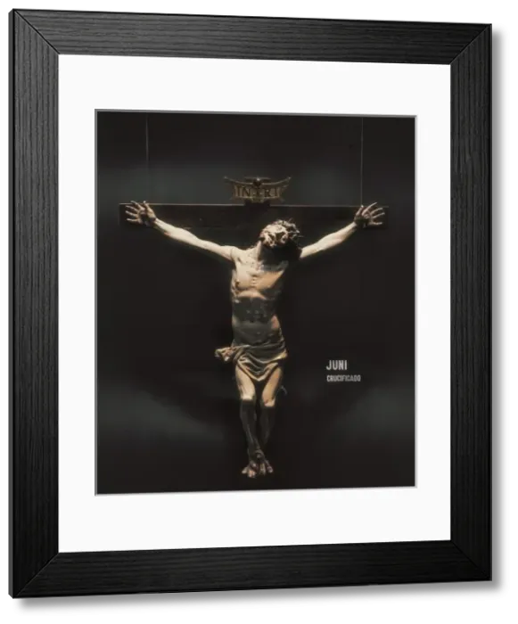 Framed Print : JUNI, Juan de (1507-1577). Crucified. mid. 16th Framed Print : JUNI, Juan de (1507-1577). Crucified. mid. 16th