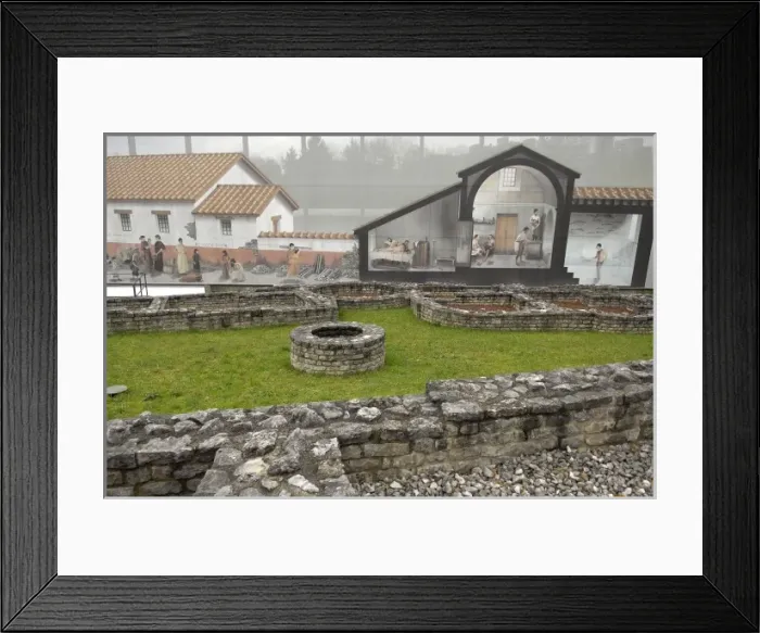 Framed Print : SWITZERLAND. Augst. Roman remains of Augusta Framed Print : SWITZERLAND. Augst. Roman remains of Augusta