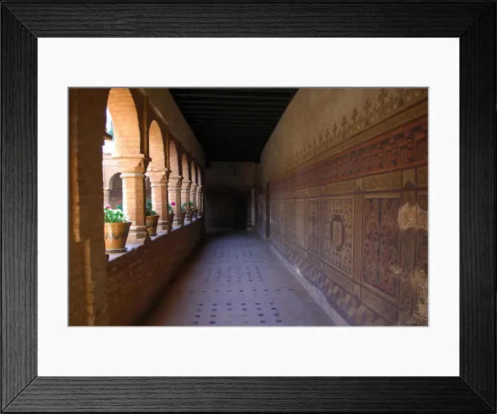 Framed Print : SPAIN. Palos de la Frontera. La Rᢩda Monastery