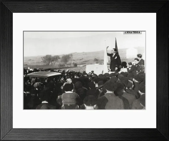 Framed Print : Spain. Second Republic. Castelaos speech in Framed Print : Spain. Second Republic. Castelaos speech in
