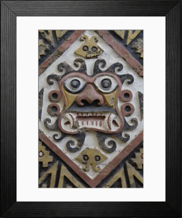 Framed Print : PERU. Trujillo. Huaca de la Luna. Huaca de la Framed Print : PERU. Trujillo. Huaca de la Luna. Huaca de la