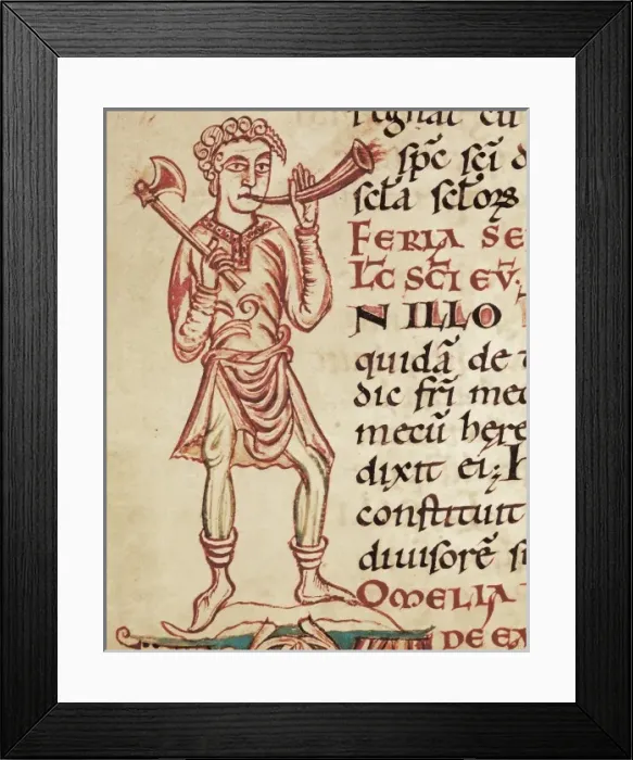 Framed Print : Lectionary of Cathedral of Reims: Character Framed Print : Lectionary of Cathedral of Reims: Character