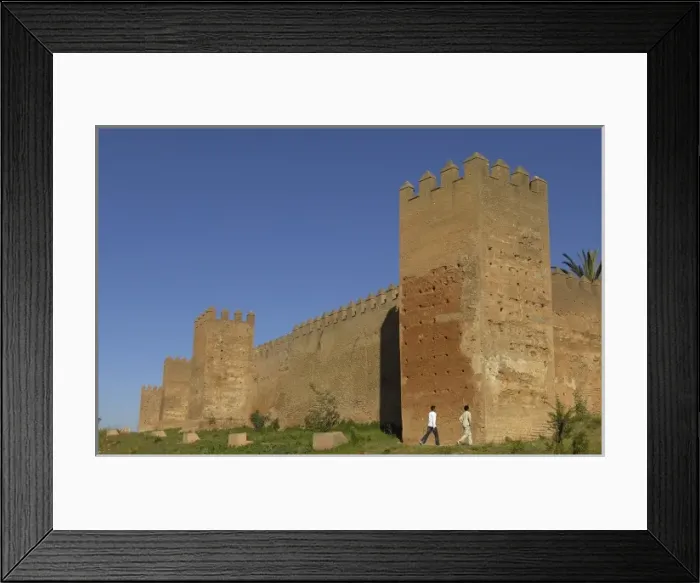 Framed Print : MOROCCO. Rabat. Walls of the Chellah necropolis Framed Print : MOROCCO. Rabat. Walls of the Chellah necropolis