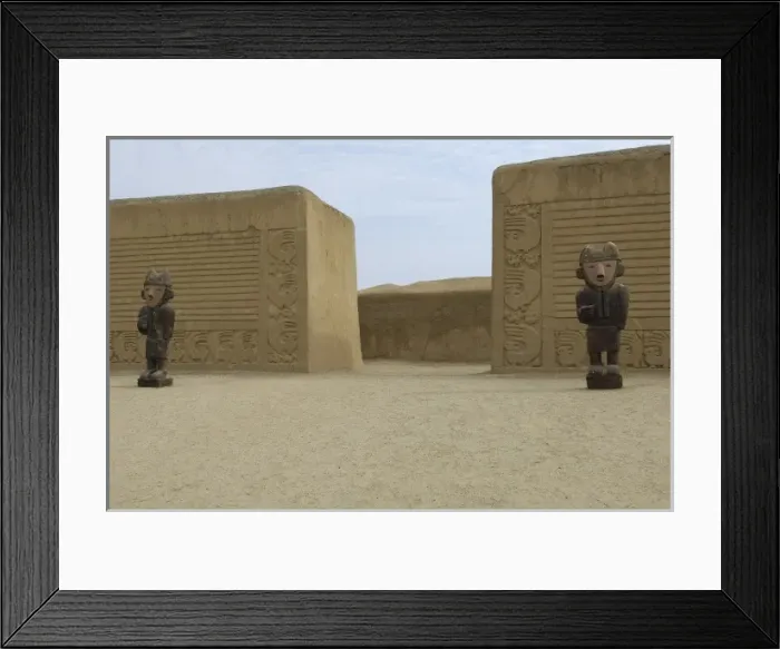 Framed Print : PERU. Trujillo. Chan Chan. Chan Chan Archaeological Framed Print : PERU. Trujillo. Chan Chan. Chan Chan Archaeological