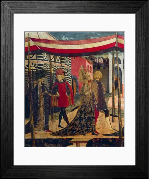 Framed Print : Nuptial procession in Piazza del Duomo of Florence Framed Print : Nuptial procession in Piazza del Duomo of Florence