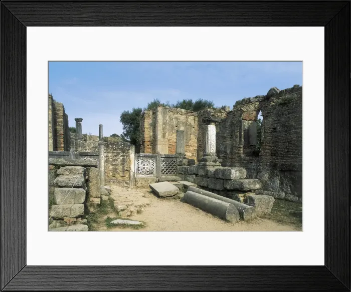 Framed Print : GREECE. WESTERN GREECE. ELIS. Olympia. Palestra Framed Print : GREECE. WESTERN GREECE. ELIS. Olympia. Palestra