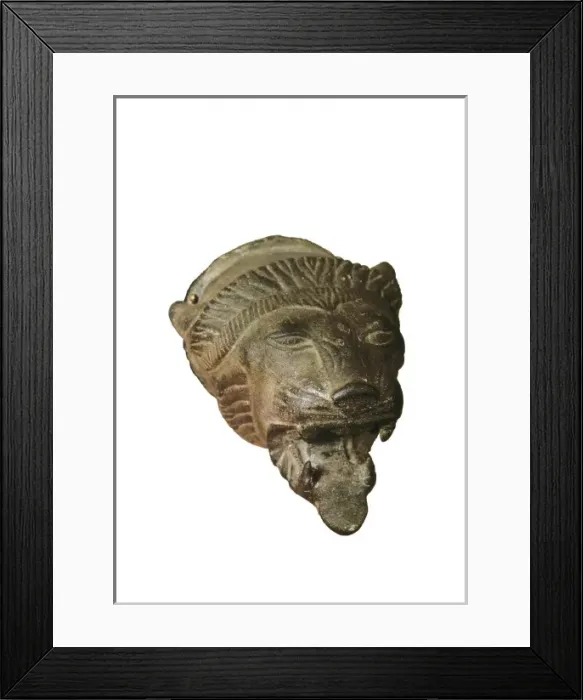 Framed Print : Head of a Panther. 4th c. BC. Classical Greek Framed Print : Head of a Panther. 4th c. BC. Classical Greek