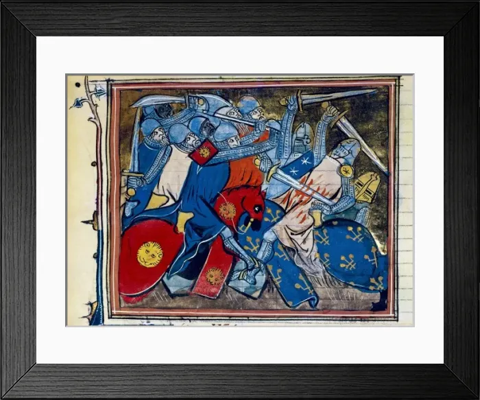 Framed Print : Battle of Roncesvalles (778). Picture from Framed Print : Battle of Roncesvalles (778). Picture from