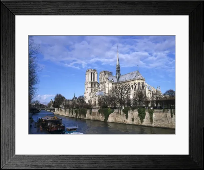Framed Print : Notre Dame Cathedral of Paris. 1163-1345. FRANCE Framed Print : Notre Dame Cathedral of Paris. 1163-1345. FRANCE